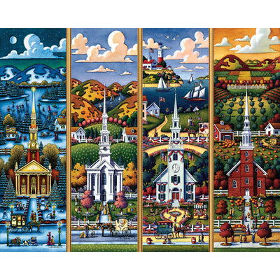 New England Seasons | 210 Piece Personal Puzzle