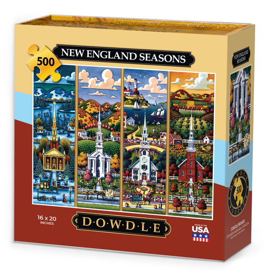 New England Seasons - 500 Piece