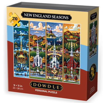 New England Seasons | 210 Piece Personal Puzzle