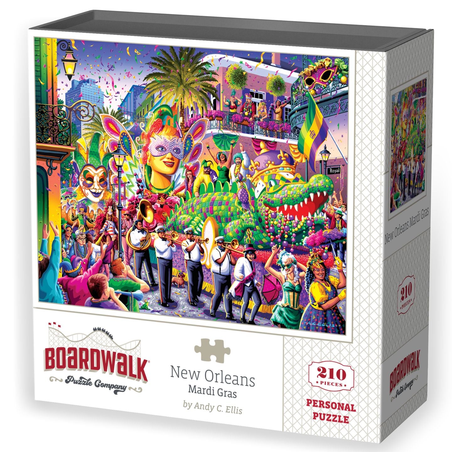 New Orleans Mardi Gras | 210 Piece Personal Puzzle