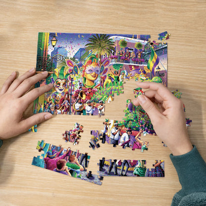 New Orleans Mardi Gras | 210 Piece Personal Puzzle