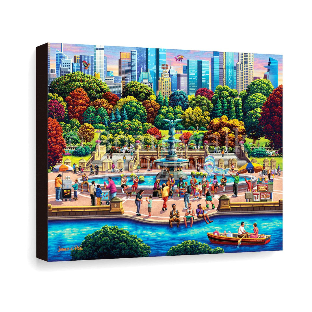 New York Central Park - Boardwalk Fine Art