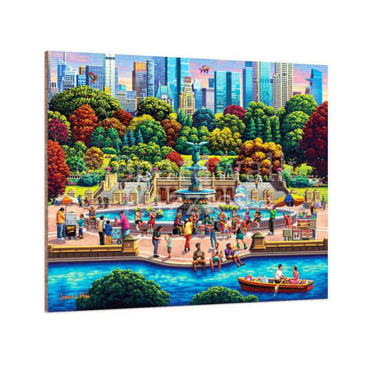 New York Central Park - Boardwalk Fine Art