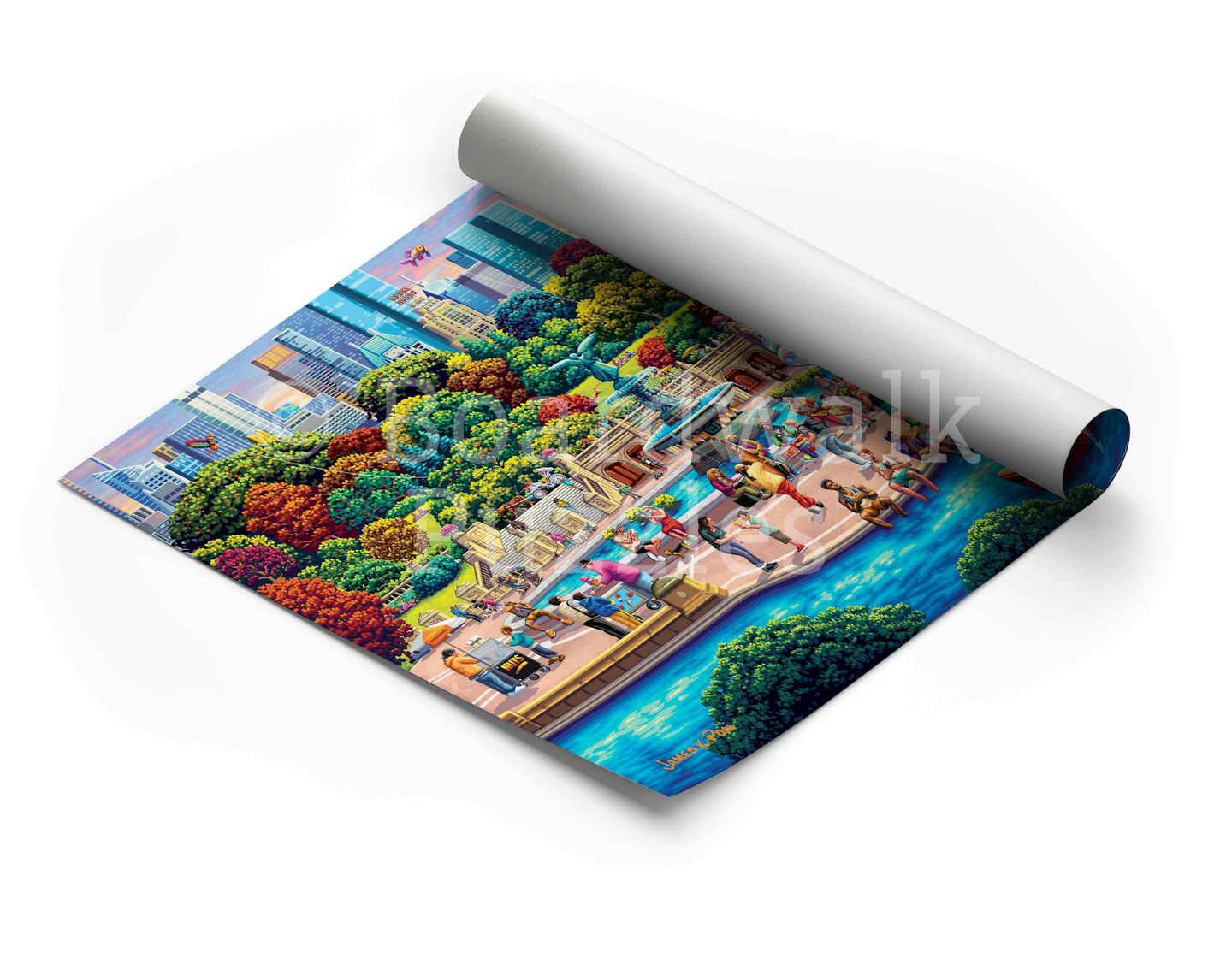 New York Central Park - Boardwalk Fine Art