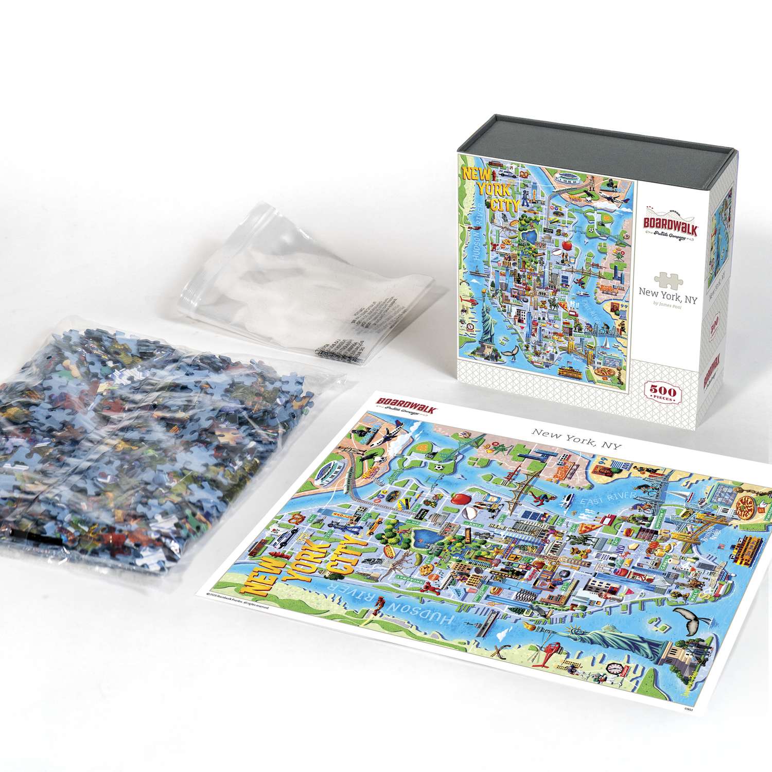 New York, NY | 500 Piece Boardwalk Jigsaw Puzzle