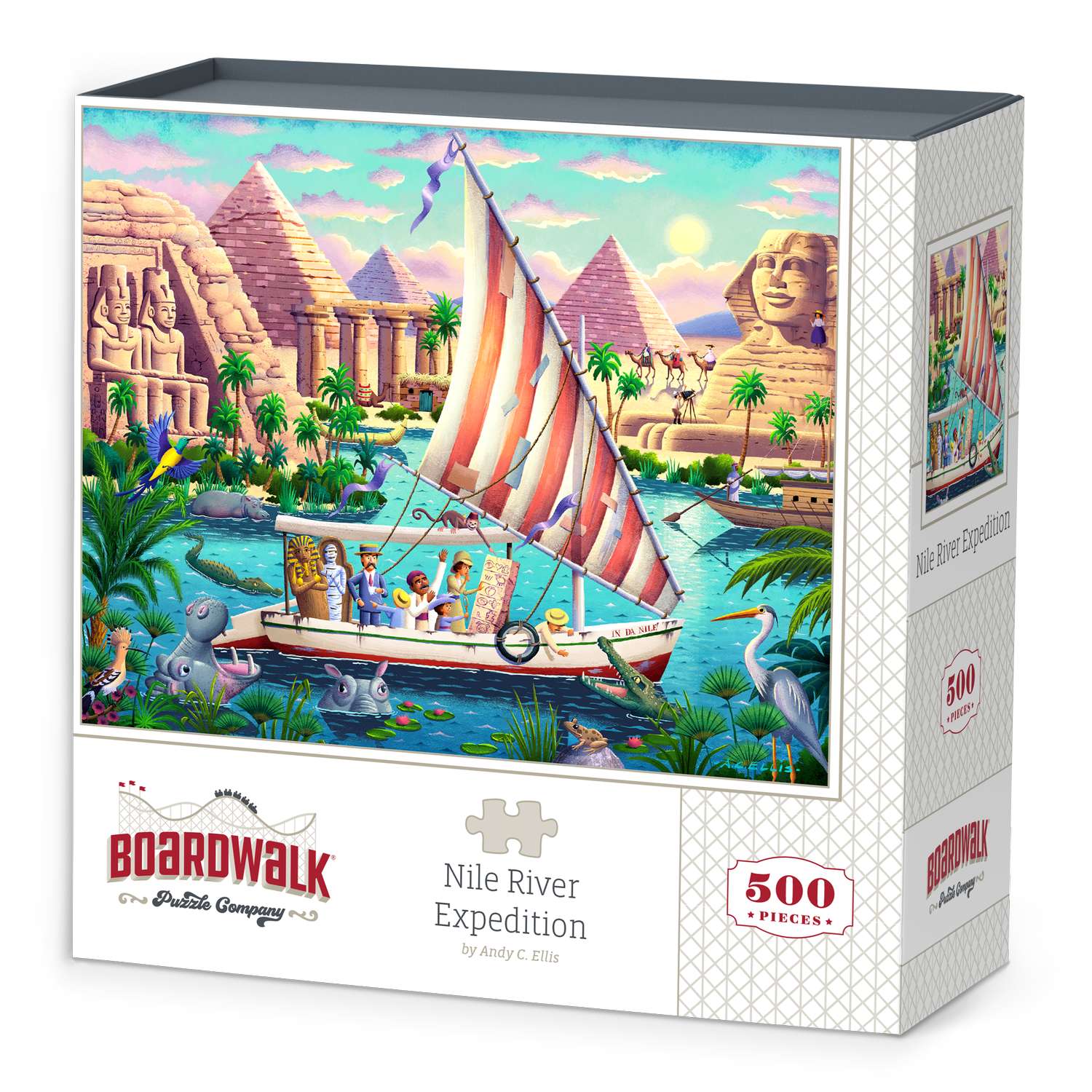 Nile River Expedition | 500 Piece Boardwalk Jigsaw Puzzle