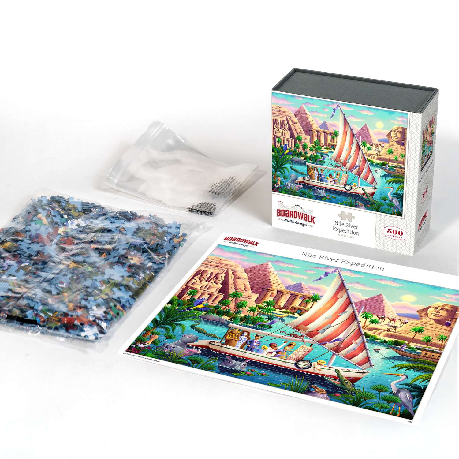 Nile River Expedition | 500 Piece Boardwalk Jigsaw Puzzle