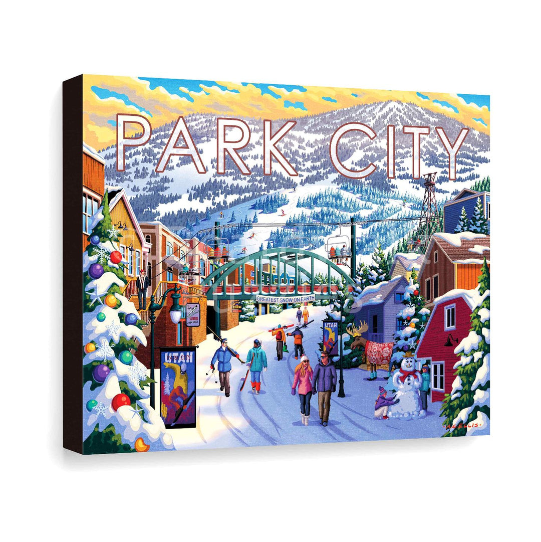 Park City Winter - Boardwalk Fine Art