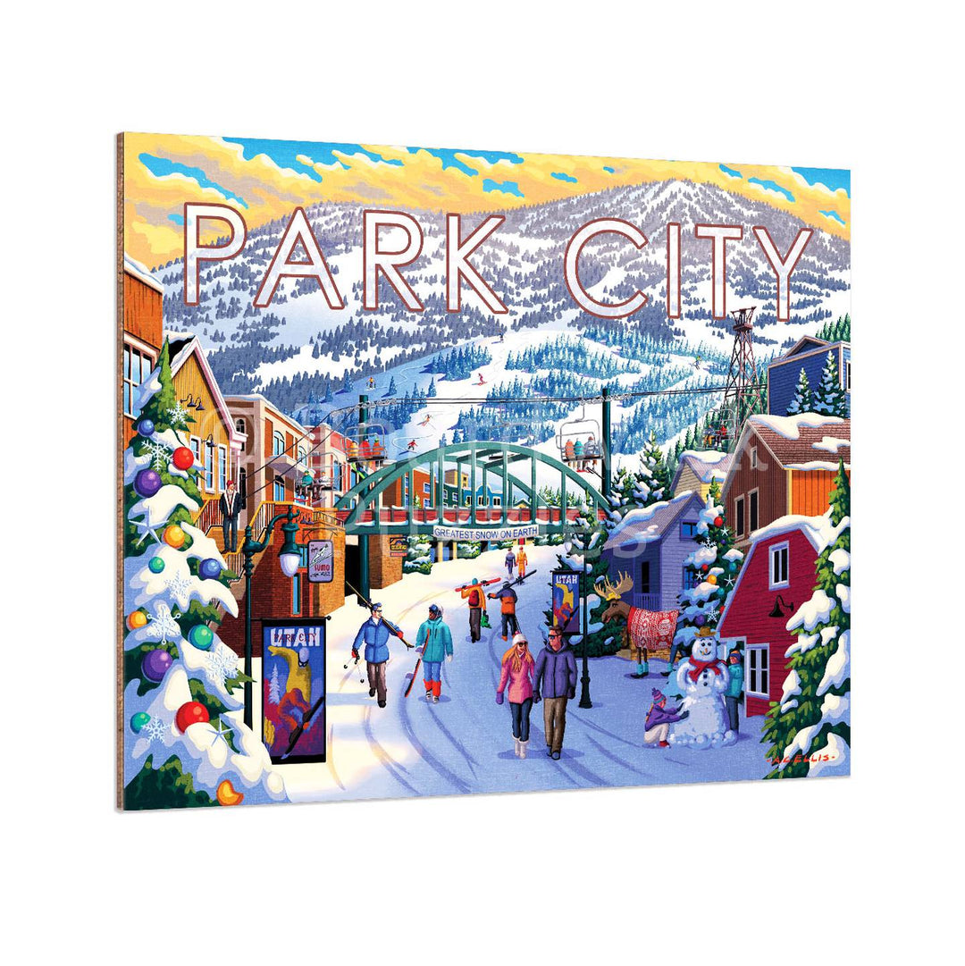 Park City Winter - Boardwalk Fine Art