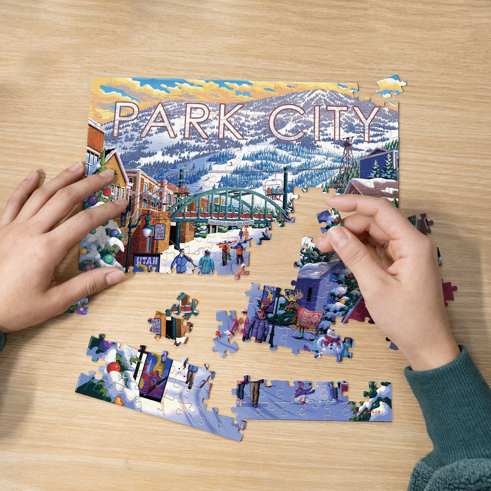 Park City Winter | 210 Piece Personal Puzzle – Boardwalk Puzzles