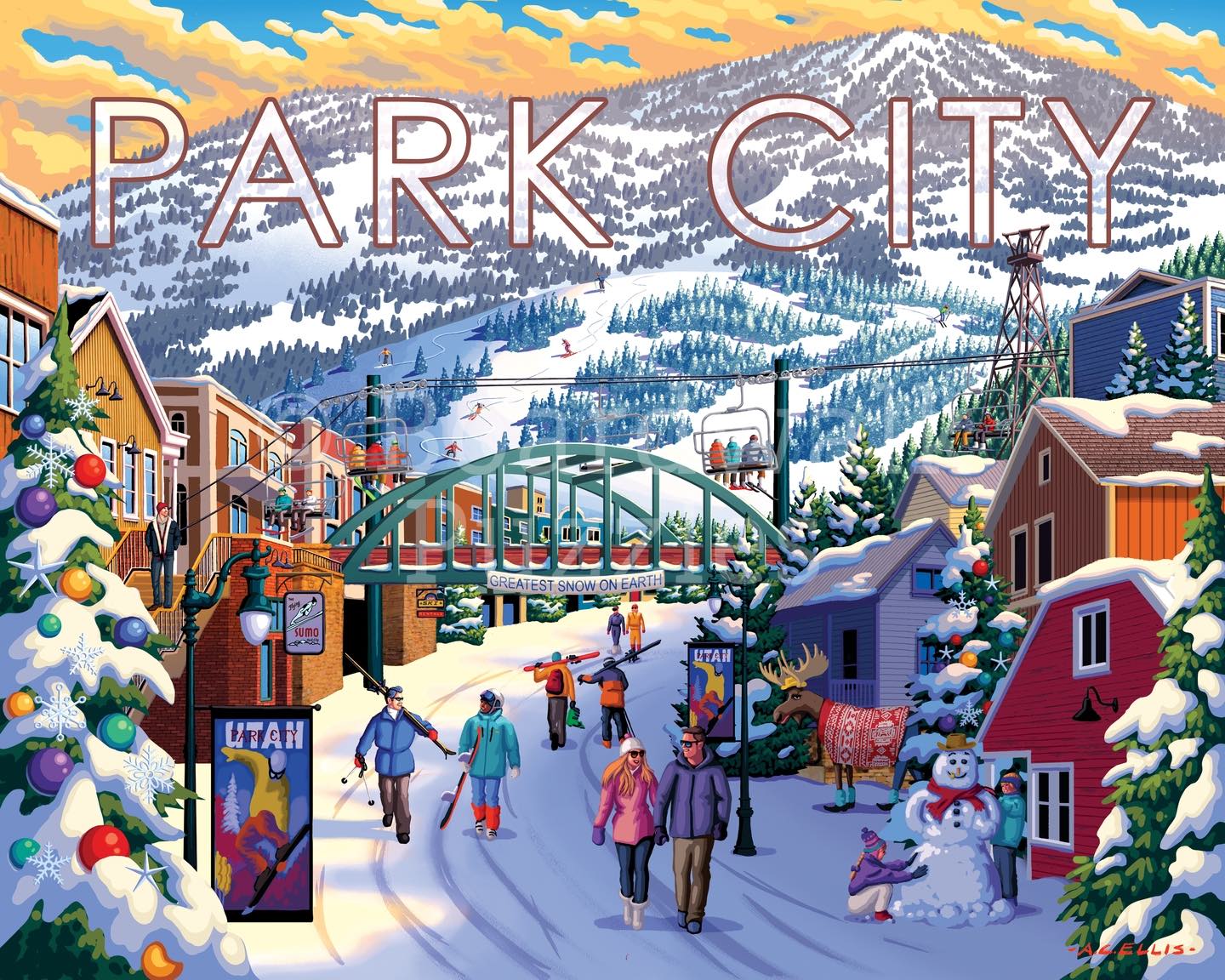 Park City Winter | 210 Piece Personal Puzzle