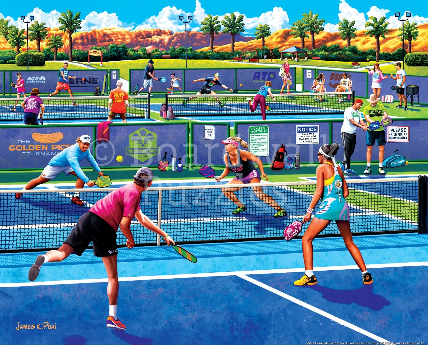 Pickleball | 210 Piece Personal Puzzle