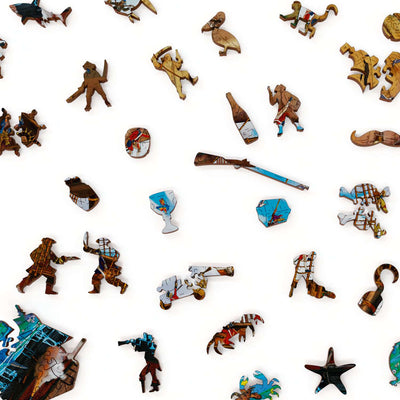 Pirate Ship | Luxury Wood Puzzle - Jumbo Size