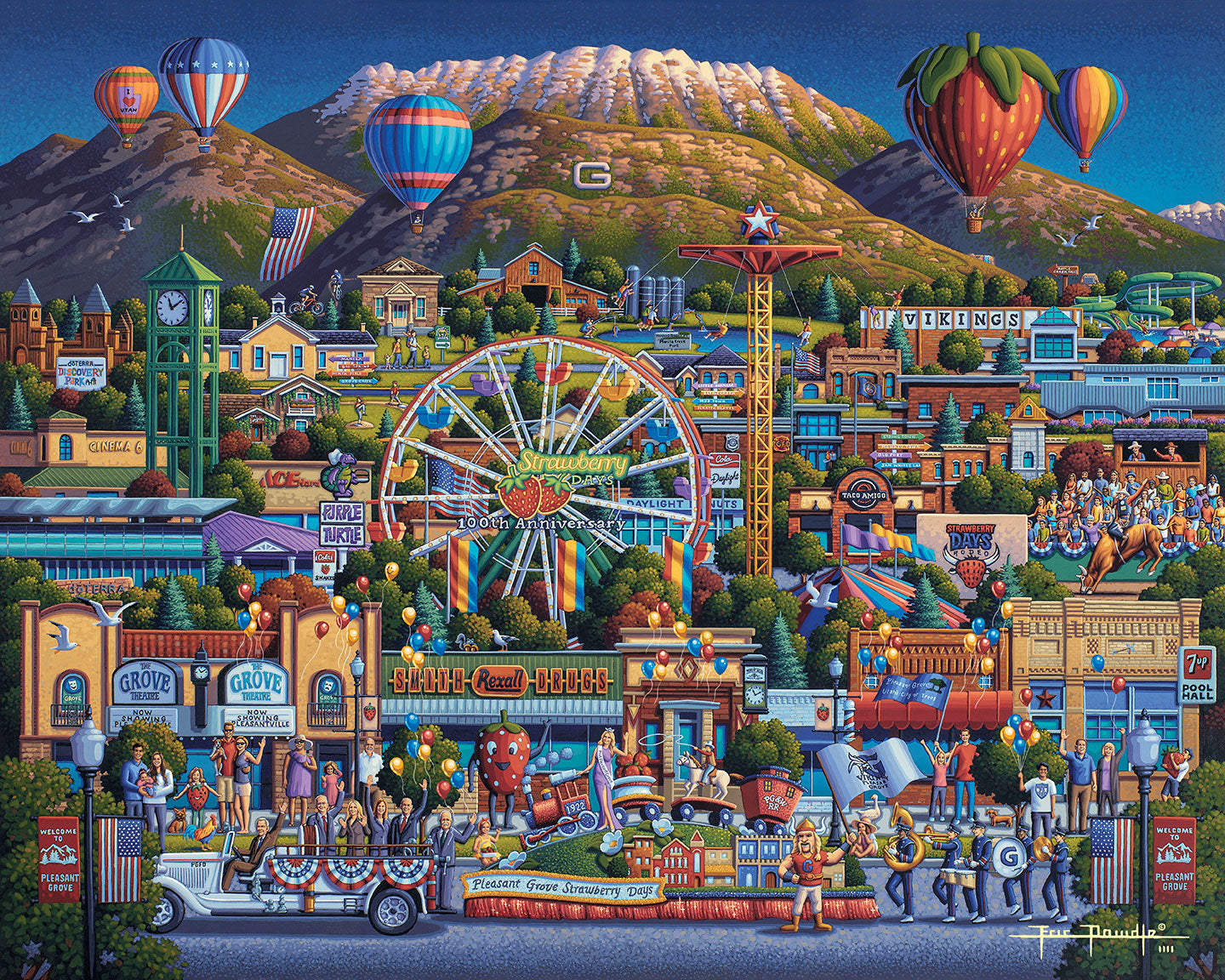 Pleasant Grove | 210 Piece Personal Puzzle
