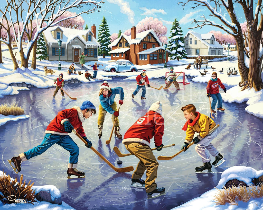 Pond Hockey - Personal Puzzle - 210 Piece