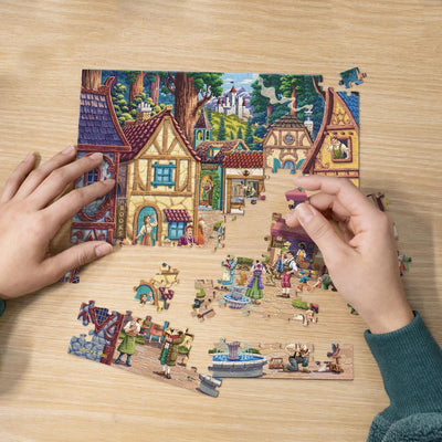 Provincial Village | 210 Piece Personal Puzzle