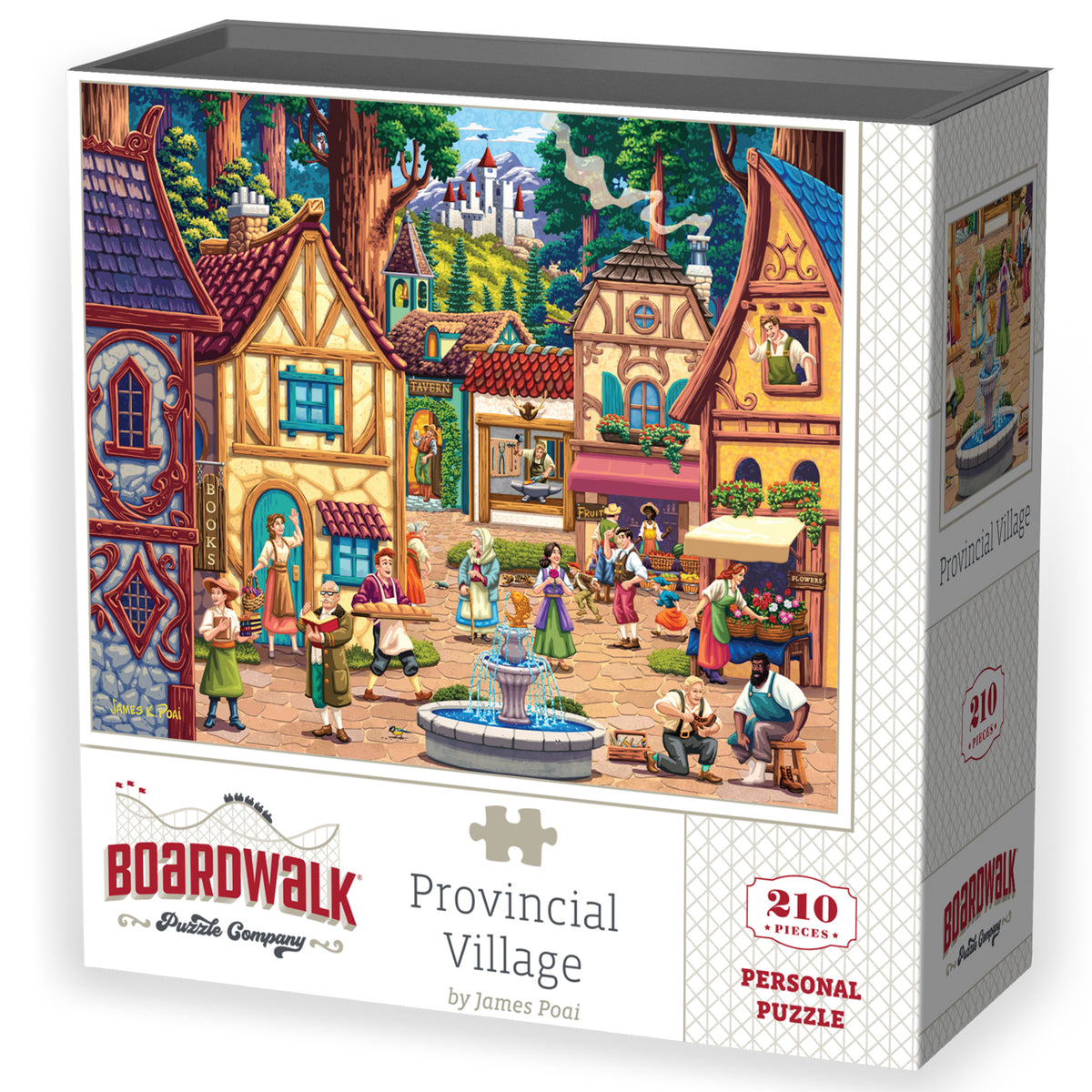 Provincial Village | 210 Piece Personal Puzzle