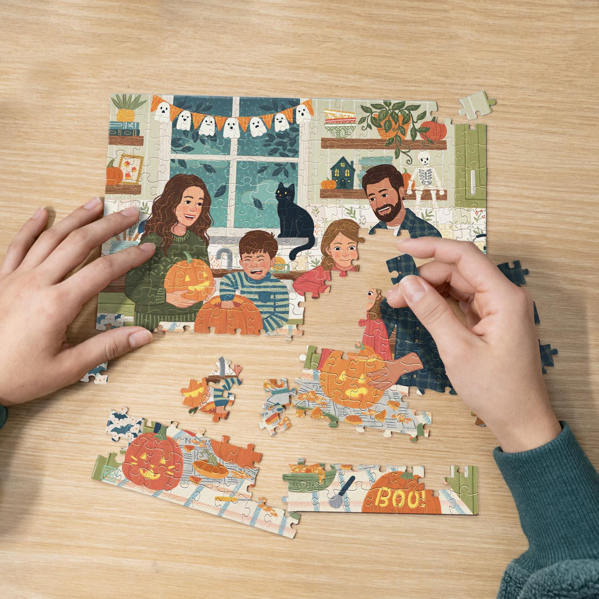 Pumpkin Carving | 210 Piece Personal Puzzle