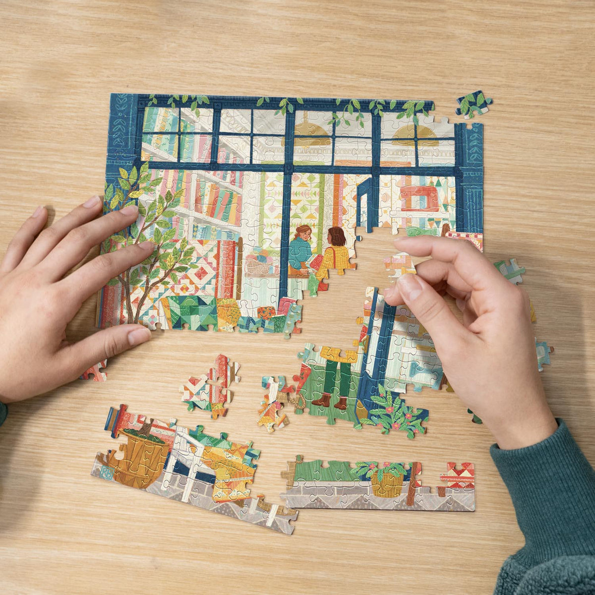 Quilt Shop | 210 Piece Personal Puzzle