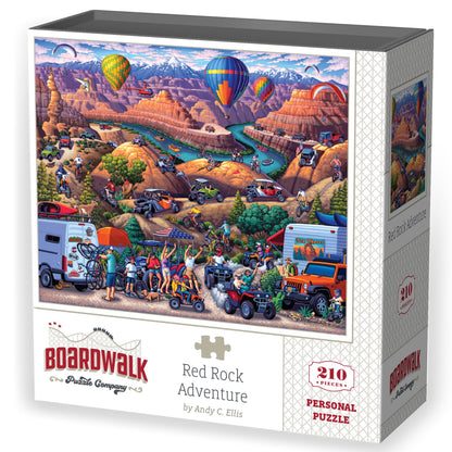 Red Rock Adventure | 210 Piece Personal Puzzle