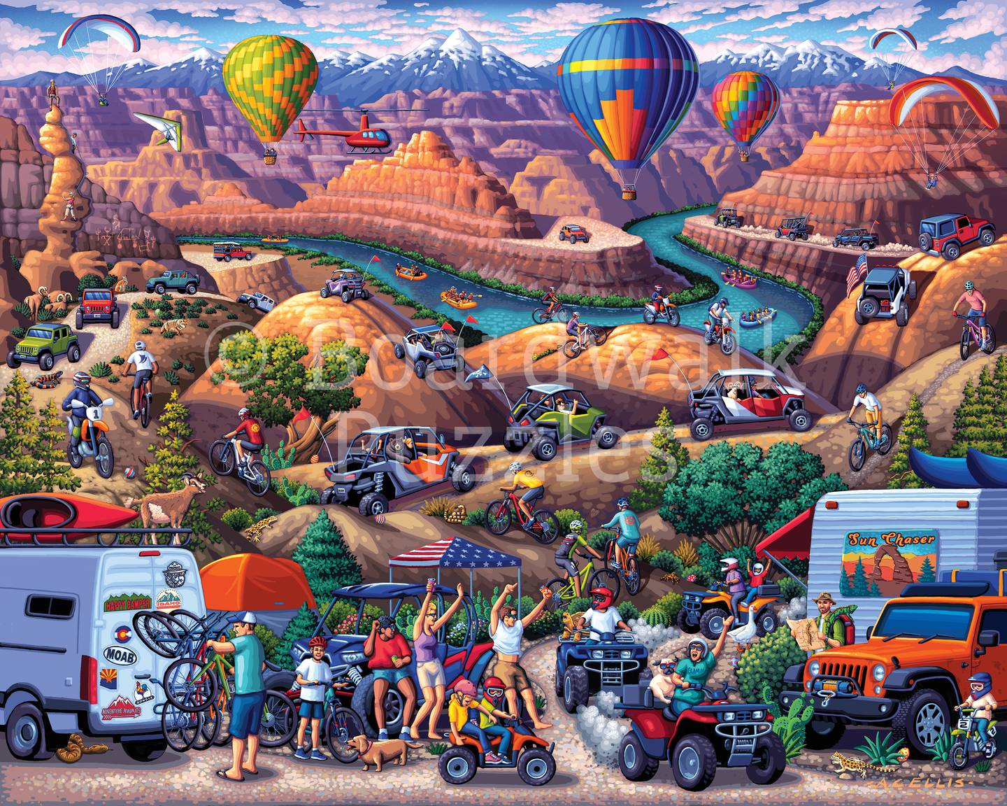 Red Rock Adventure | 210 Piece Personal Puzzle