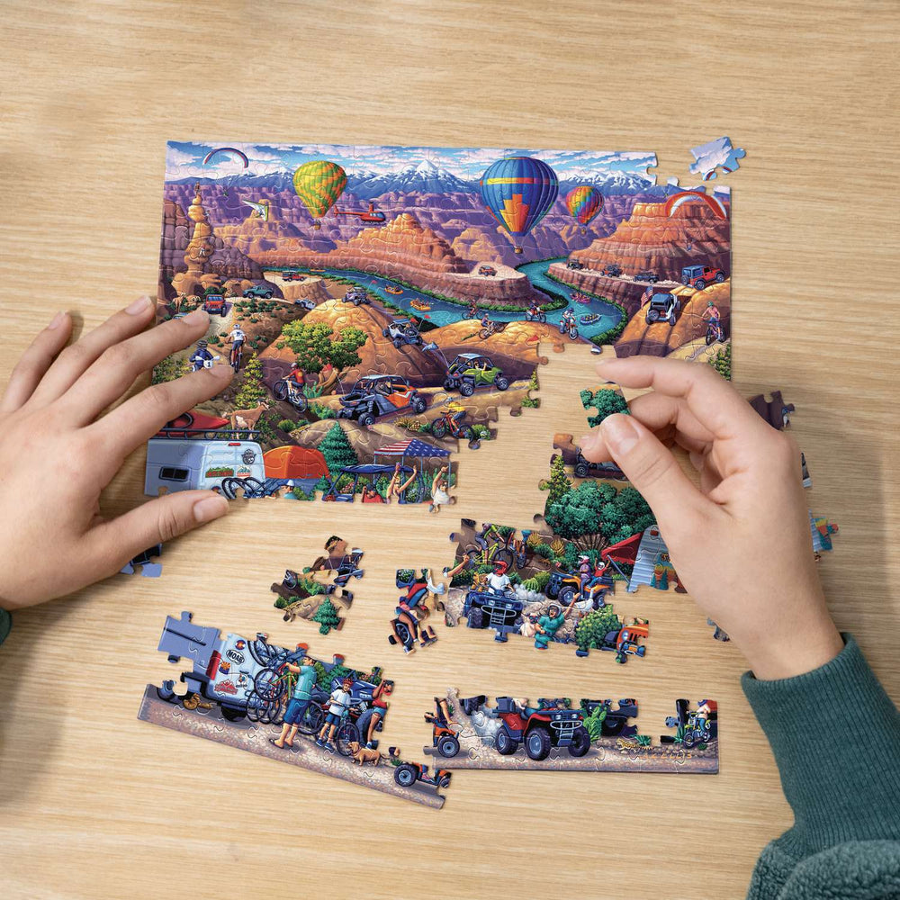 Red Rock Adventure | 210 Piece Personal Puzzle – Boardwalk Puzzles