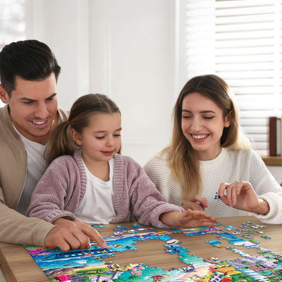 Colors of the French Riviera Puzzle in Square Box: 1000 Pieces Colors of the French Riviera Puzzle in Square Box: 1000 Pieces
