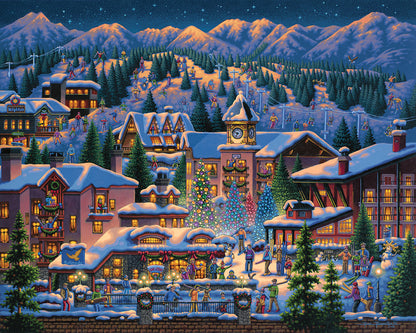 Rocky Mountain Christmas | 210 Piece Personal Puzzle