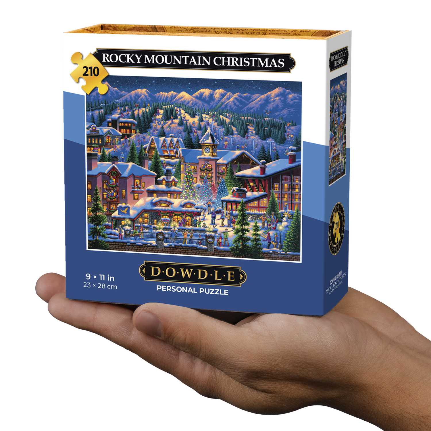 Rocky Mountain Christmas | 210 Piece Personal Puzzle