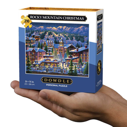 Rocky Mountain Christmas | 210 Piece Personal Puzzle
