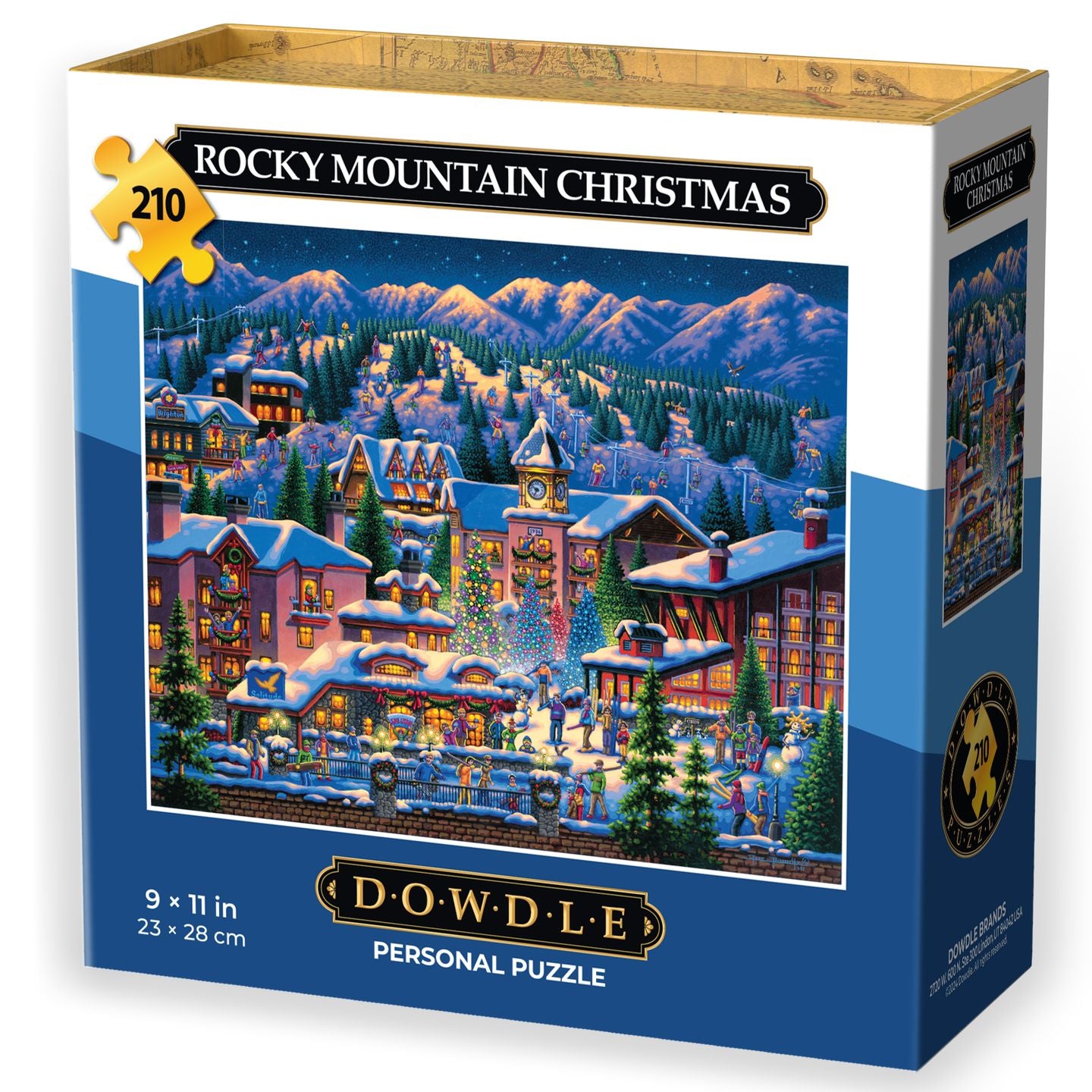 Rocky Mountain Christmas | 210 Piece Personal Puzzle