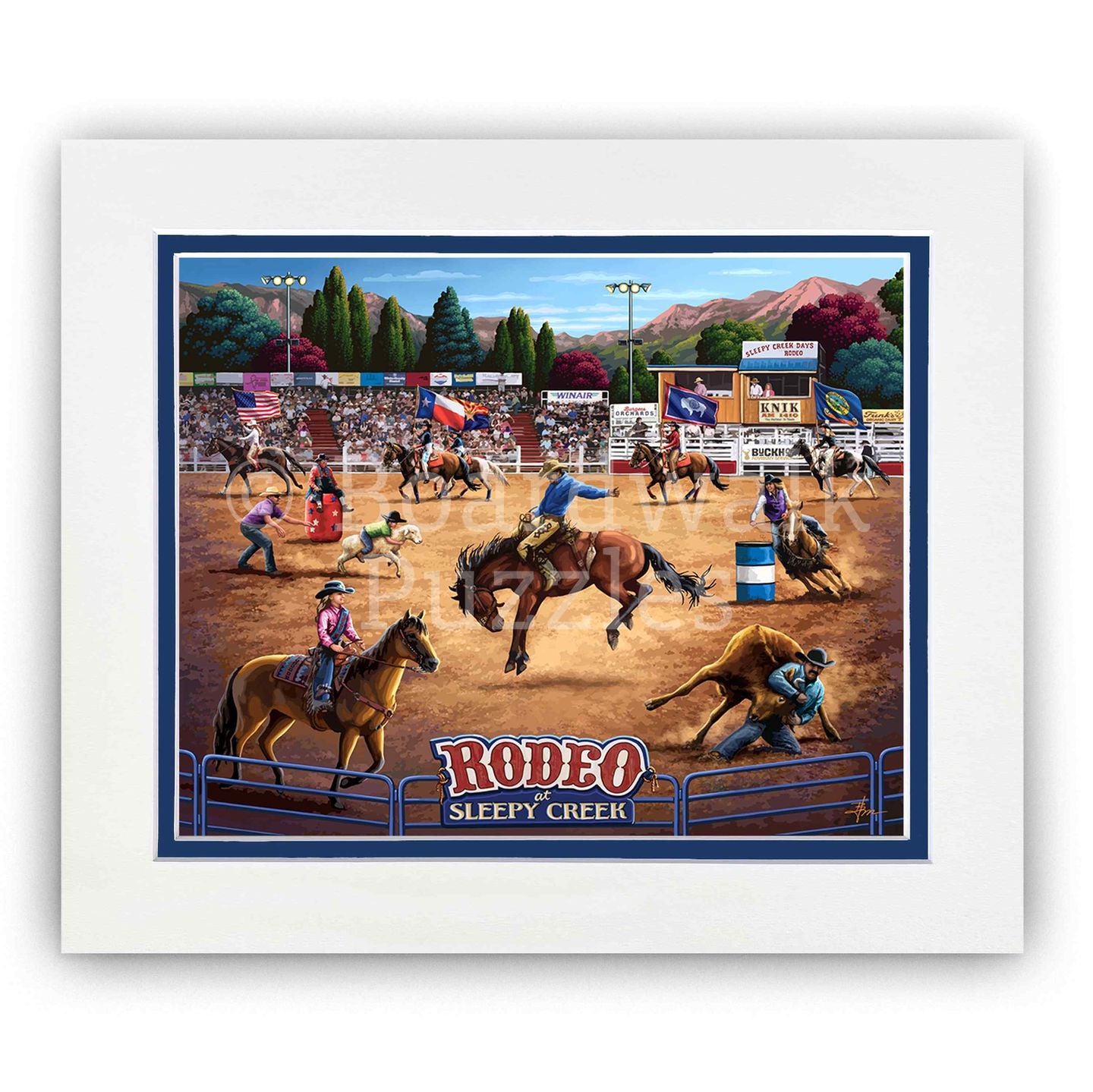 Rodeo at Sleepy Creek - Boardwalk Fine Art