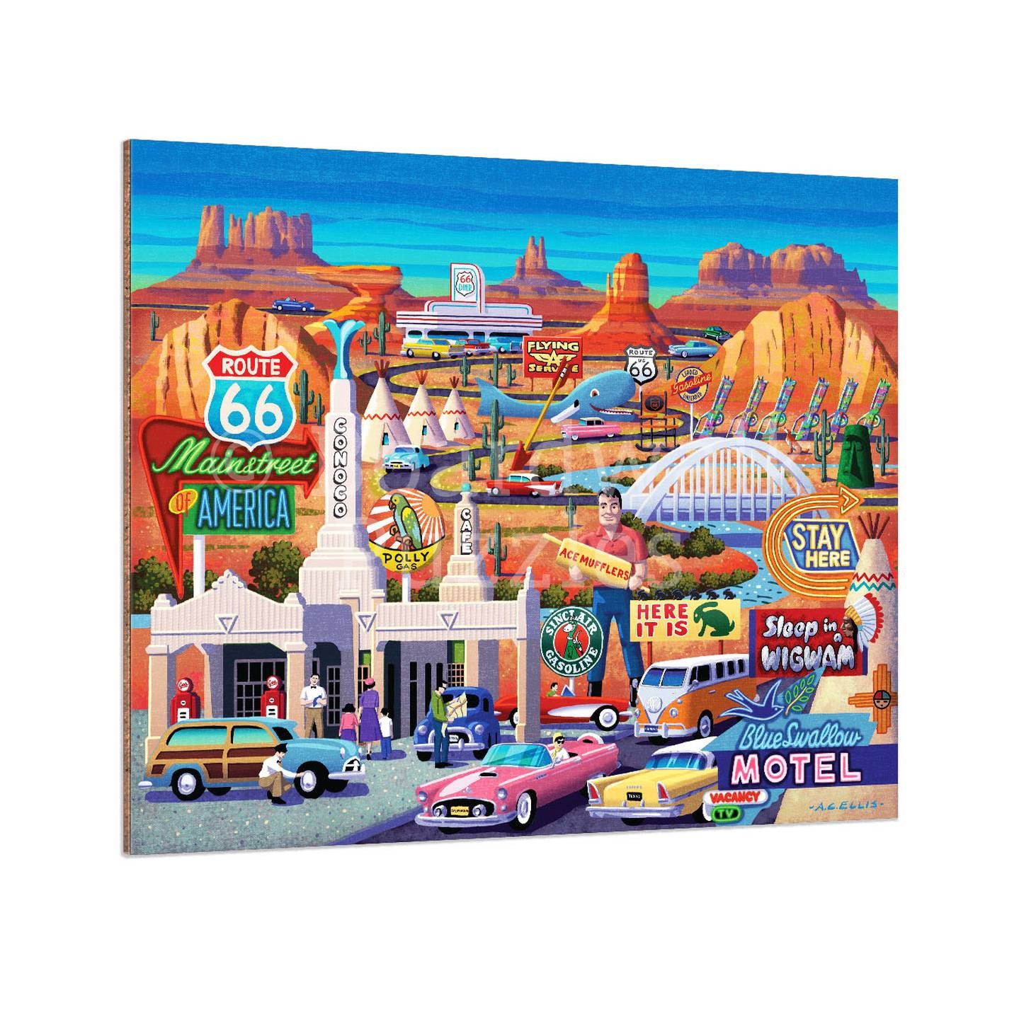 Route66-MountedCanvasPrint.jpg