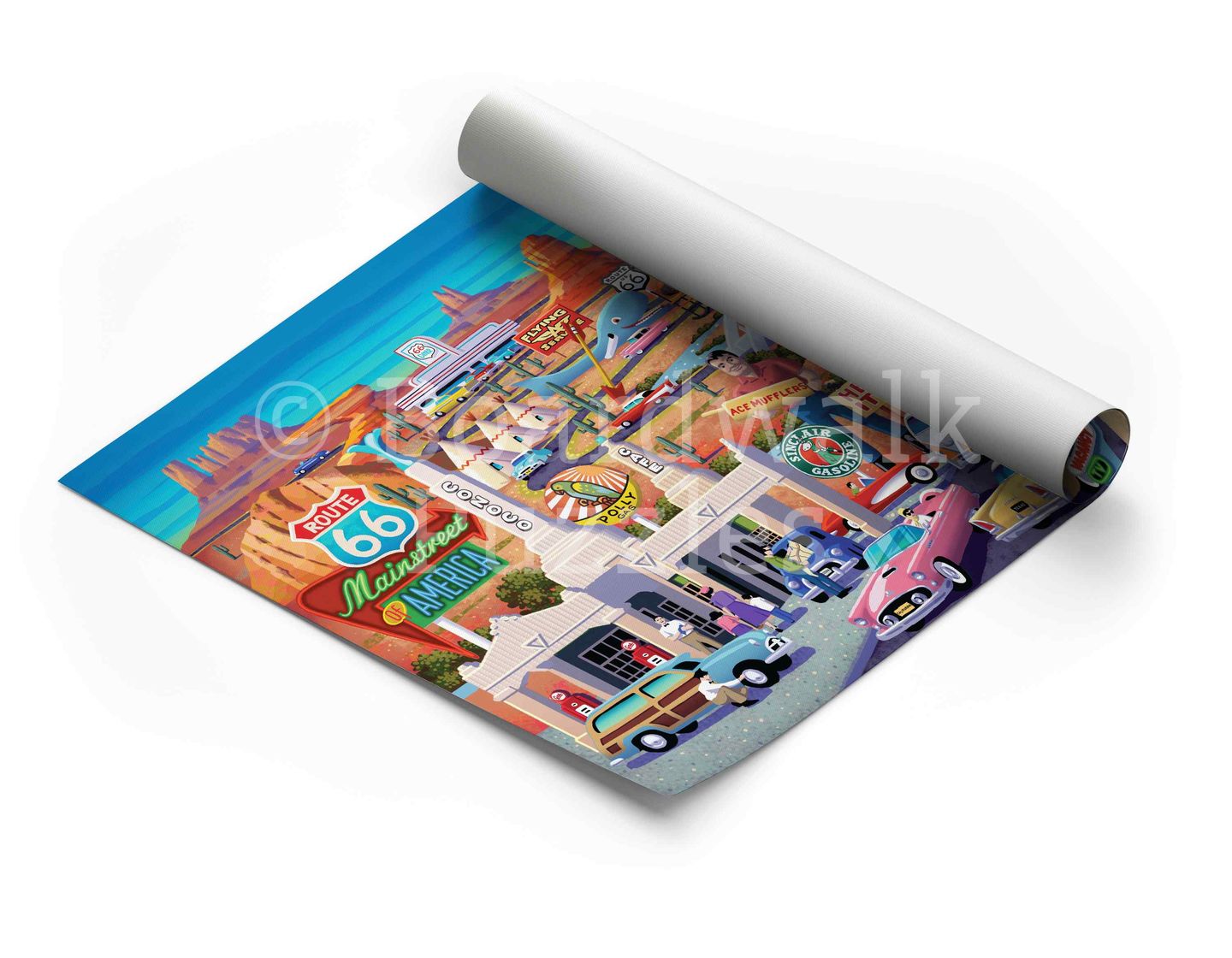 Route 66 - Boardwalk Fine Art