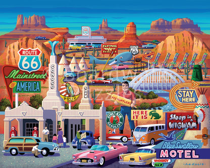 Route 66 | 210 Piece Personal Puzzle