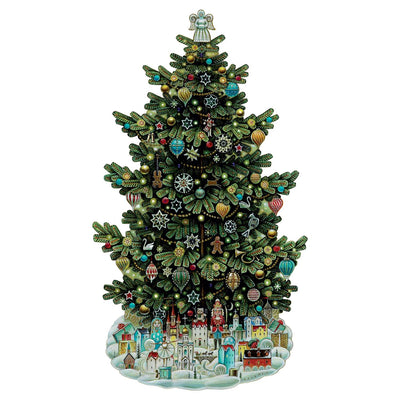Russian Christmas Tree | Luxury Wood Puzzle - Medium Size