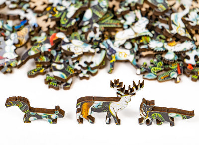 Rustic Christmas Tree | Luxury Wood Puzzle