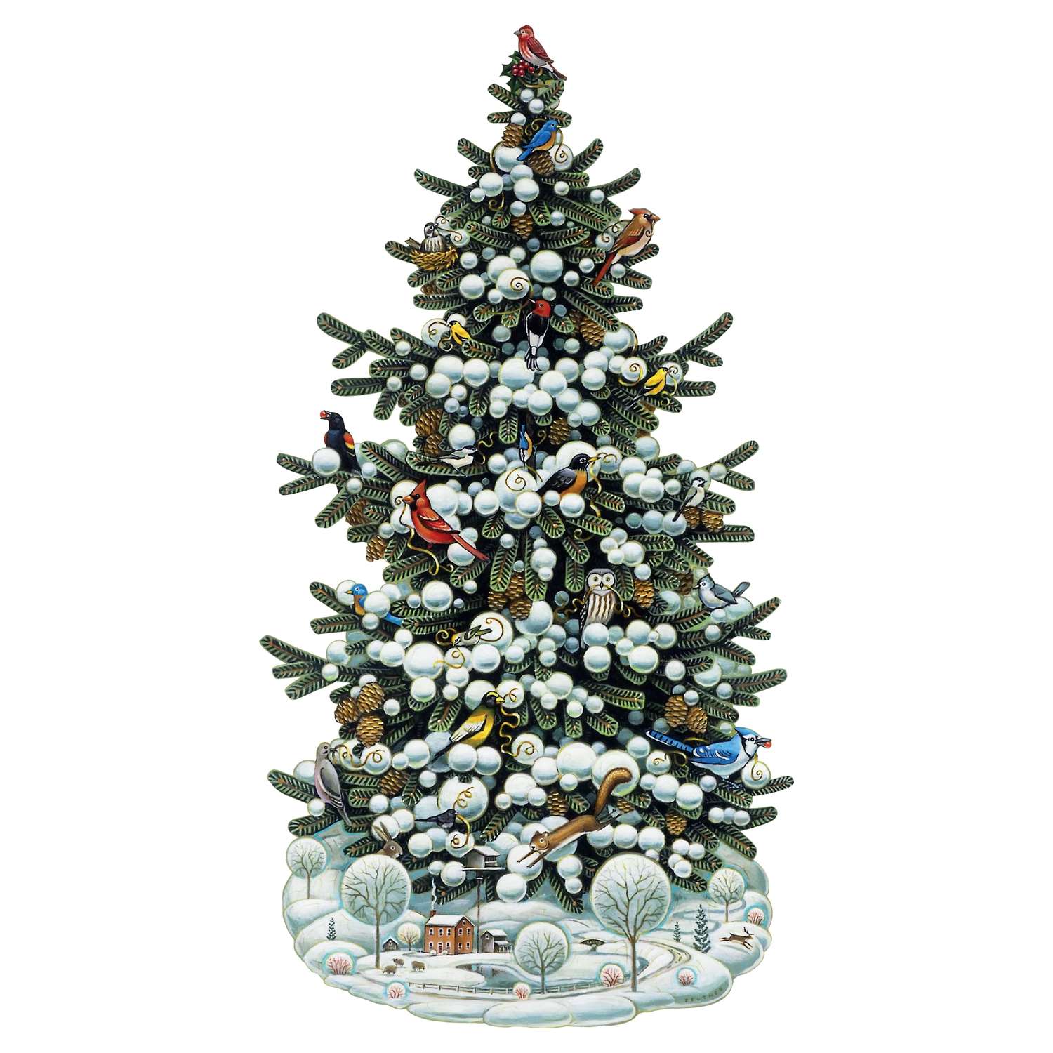 Rustic Christmas Tree | Luxury Wood Puzzle