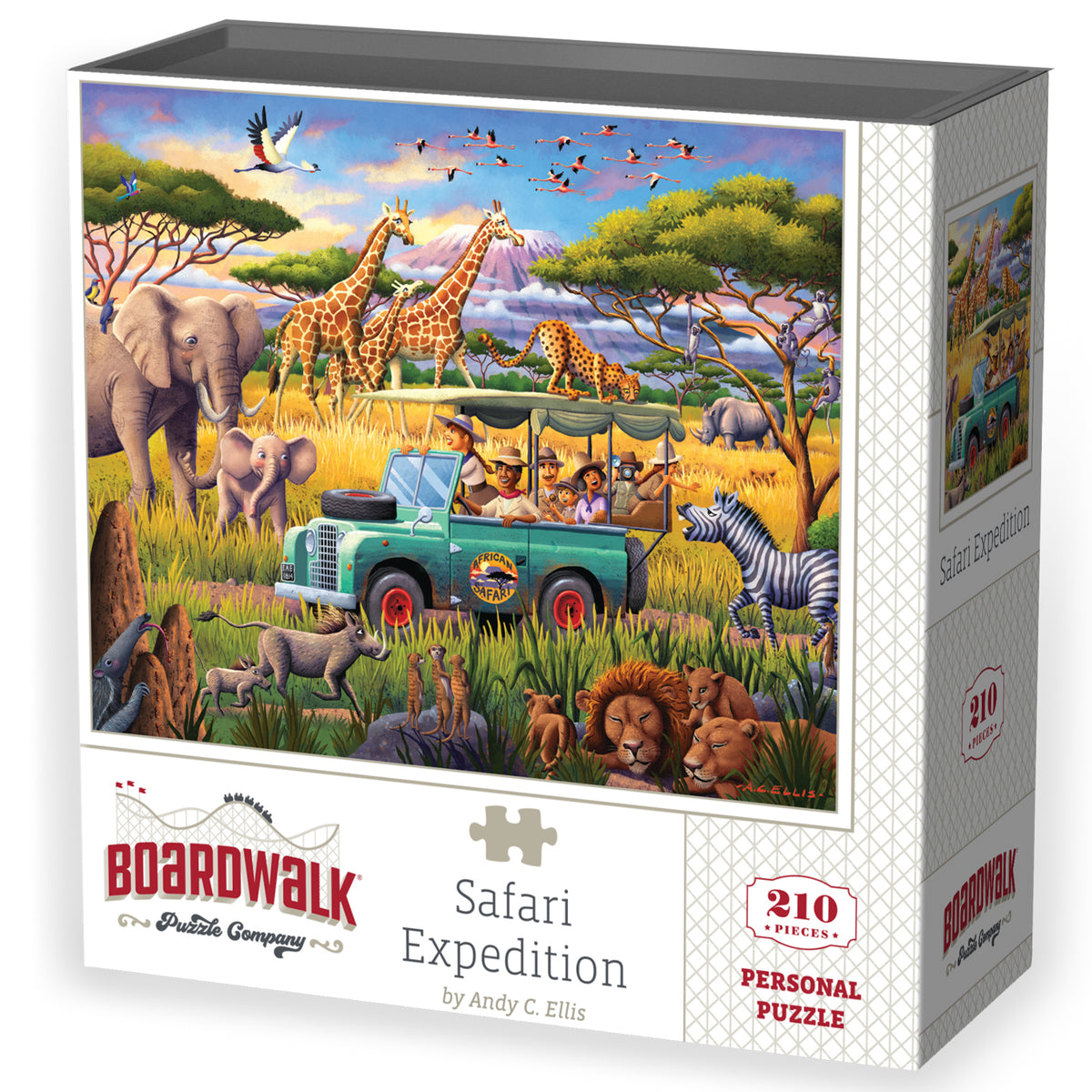 Safari Expedition | 210 Piece Personal Puzzle