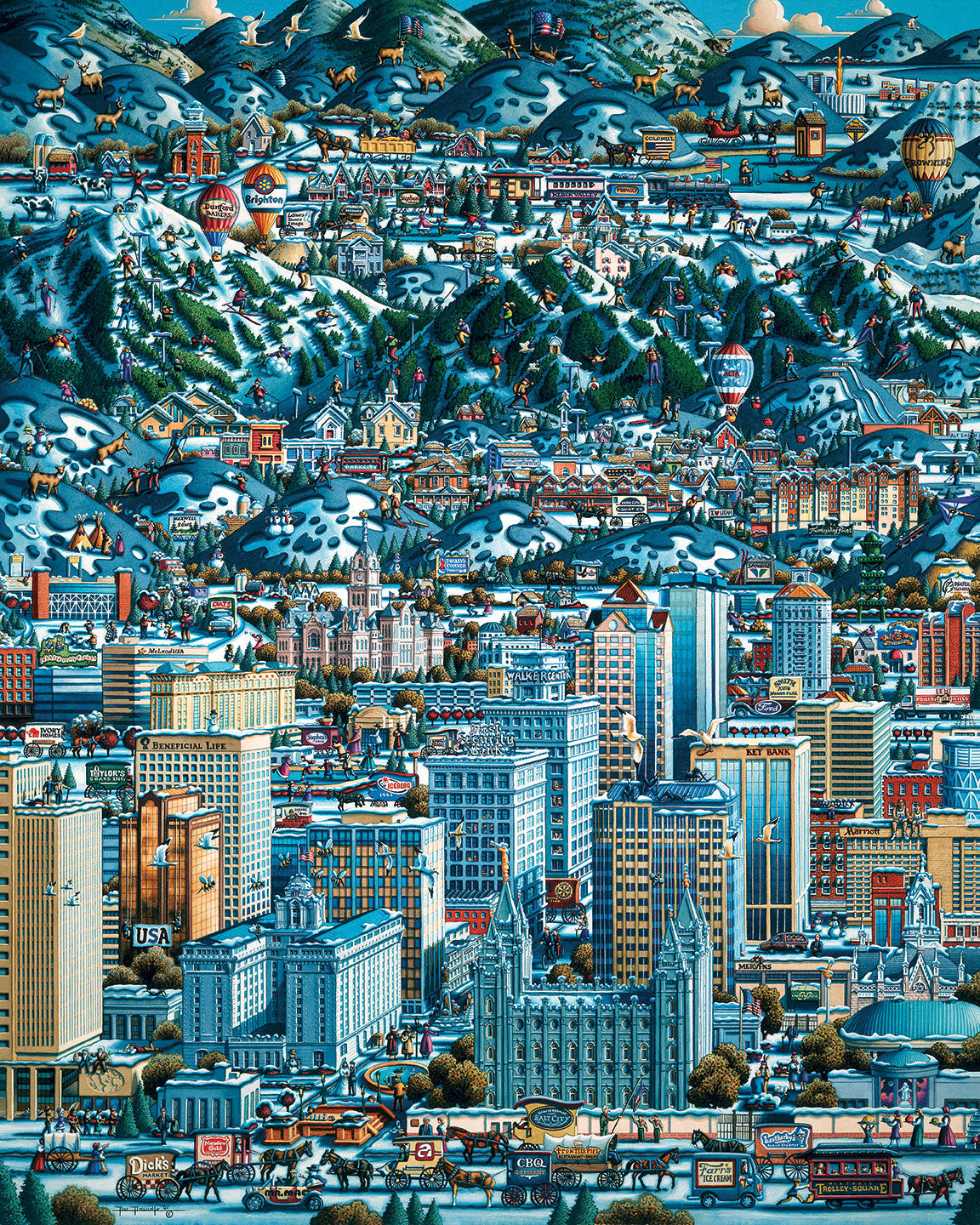 Salt Lake Winter Fine Art