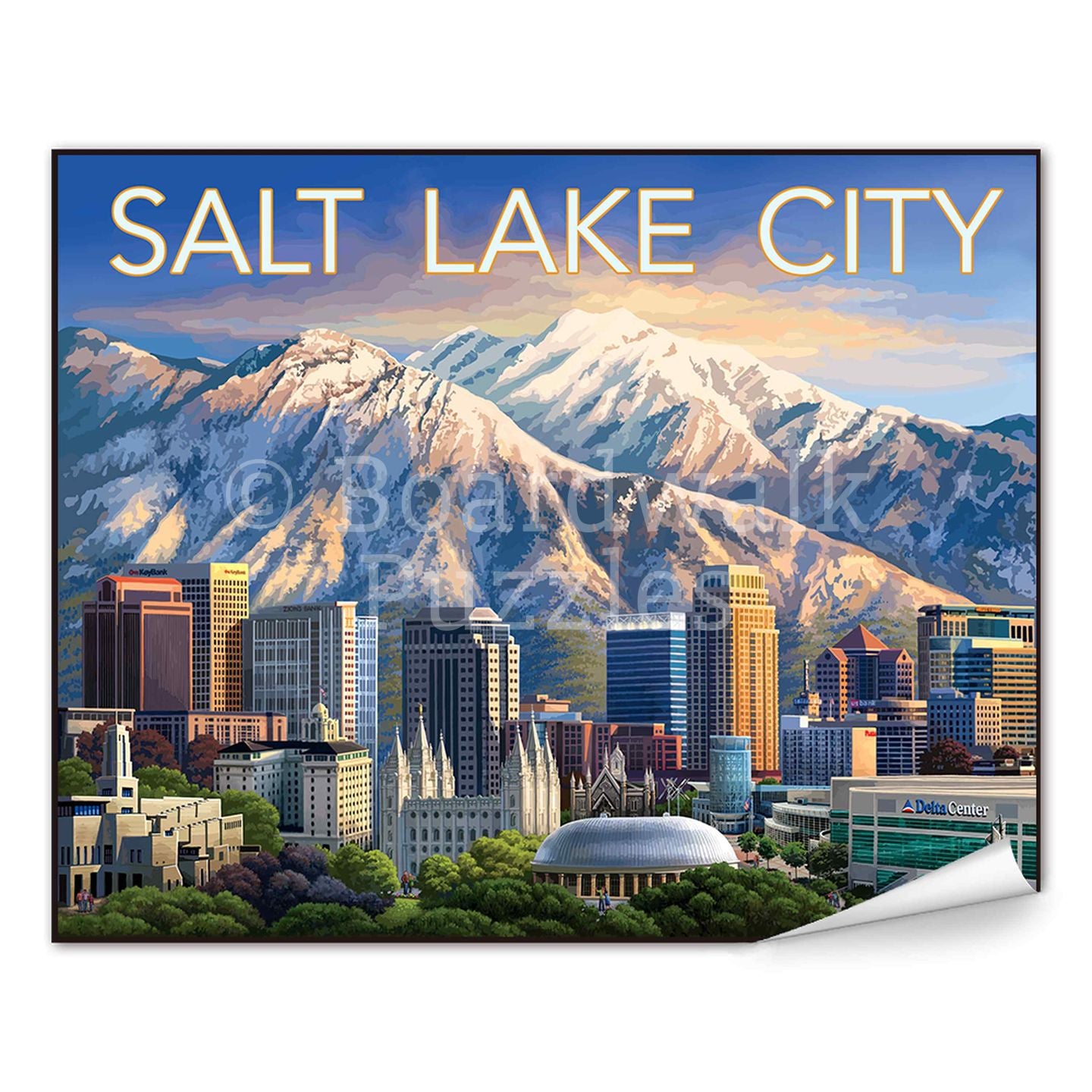 Salt Lake City - Boardwalk Fine Art