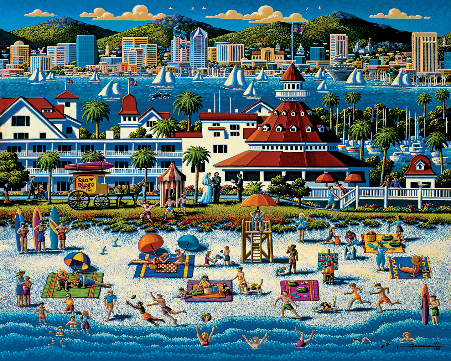 San Diego - Fine Art | Dowdle Folk Art