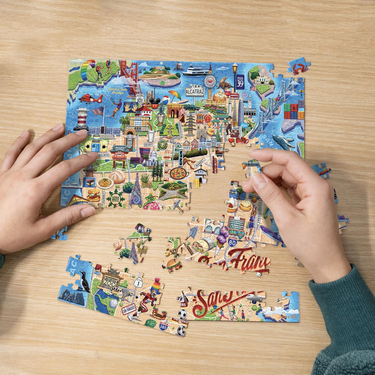 San Francisco Bay | 210 Piece Personal Puzzle