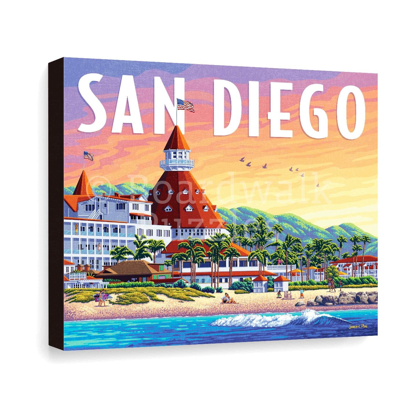 San Diego - Boardwalk Fine Art