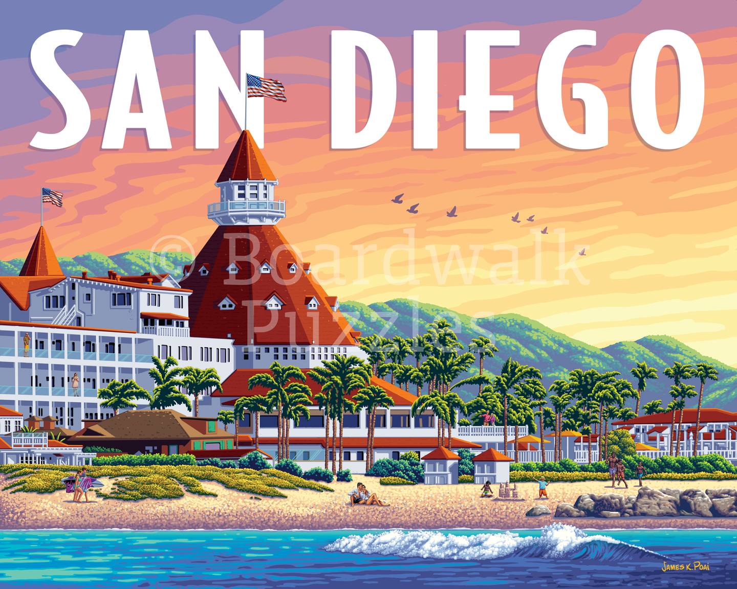 San Diego | 210 Piece Personal Puzzle