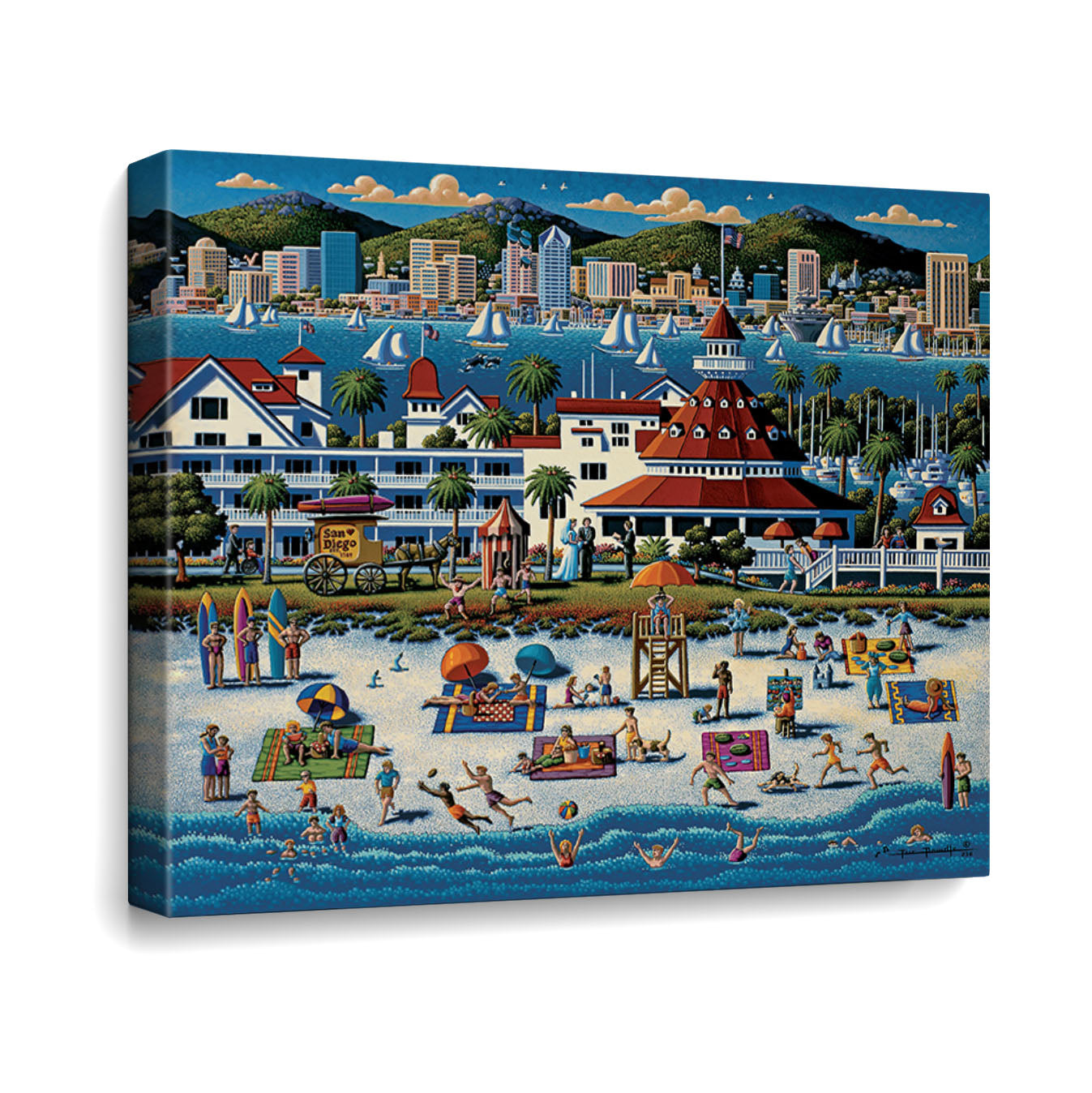 San Diego Canvas Gallery Wrap