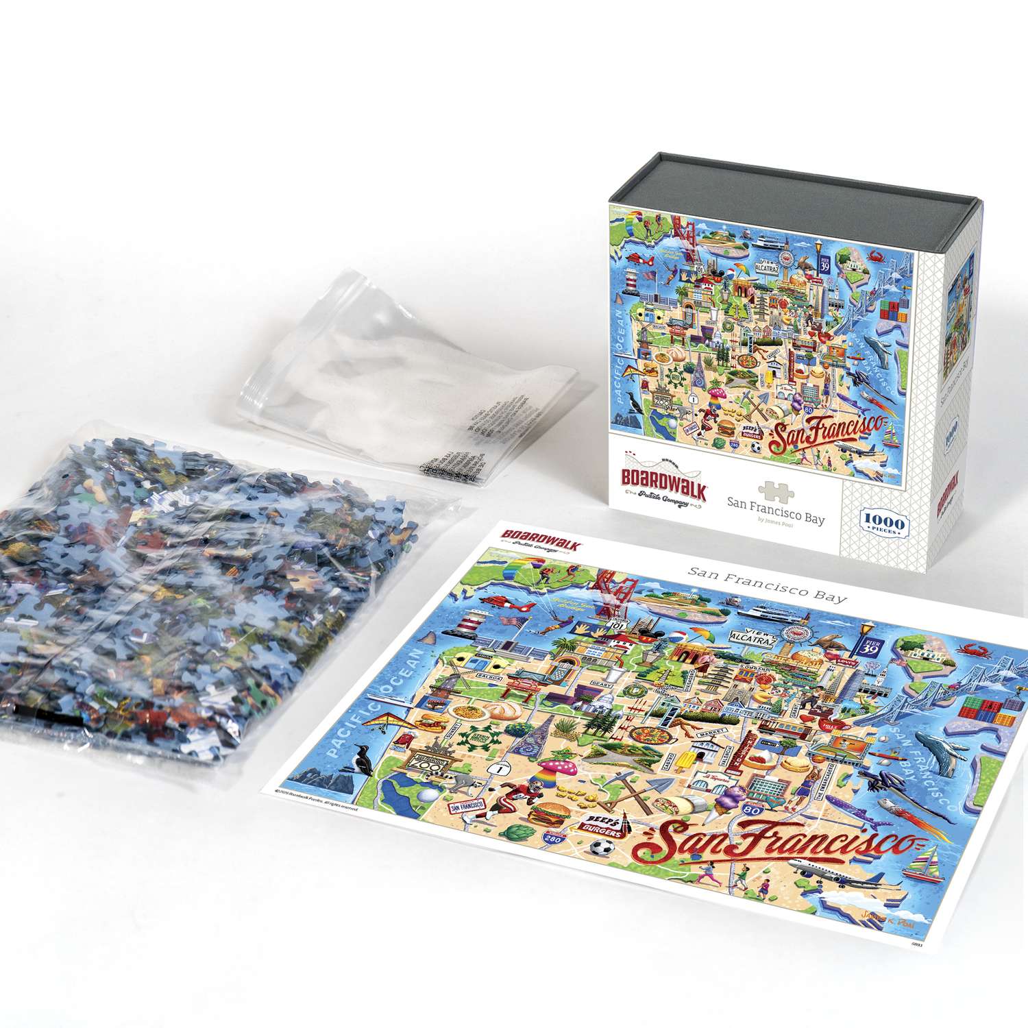 San Francisco Bay | 1000 Piece Boardwalk Jigsaw Puzzle