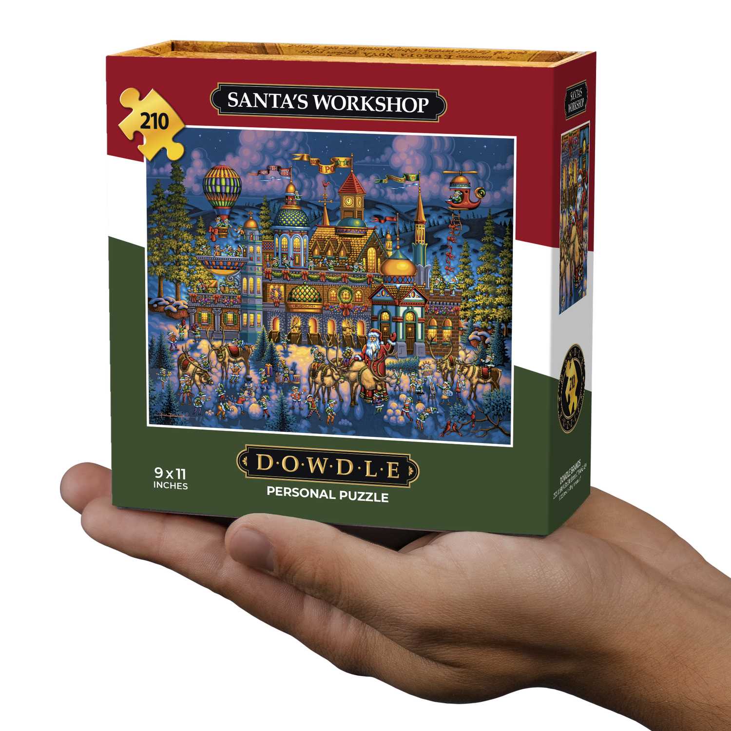 Santa's Workshop | 210 Piece Personal Puzzle