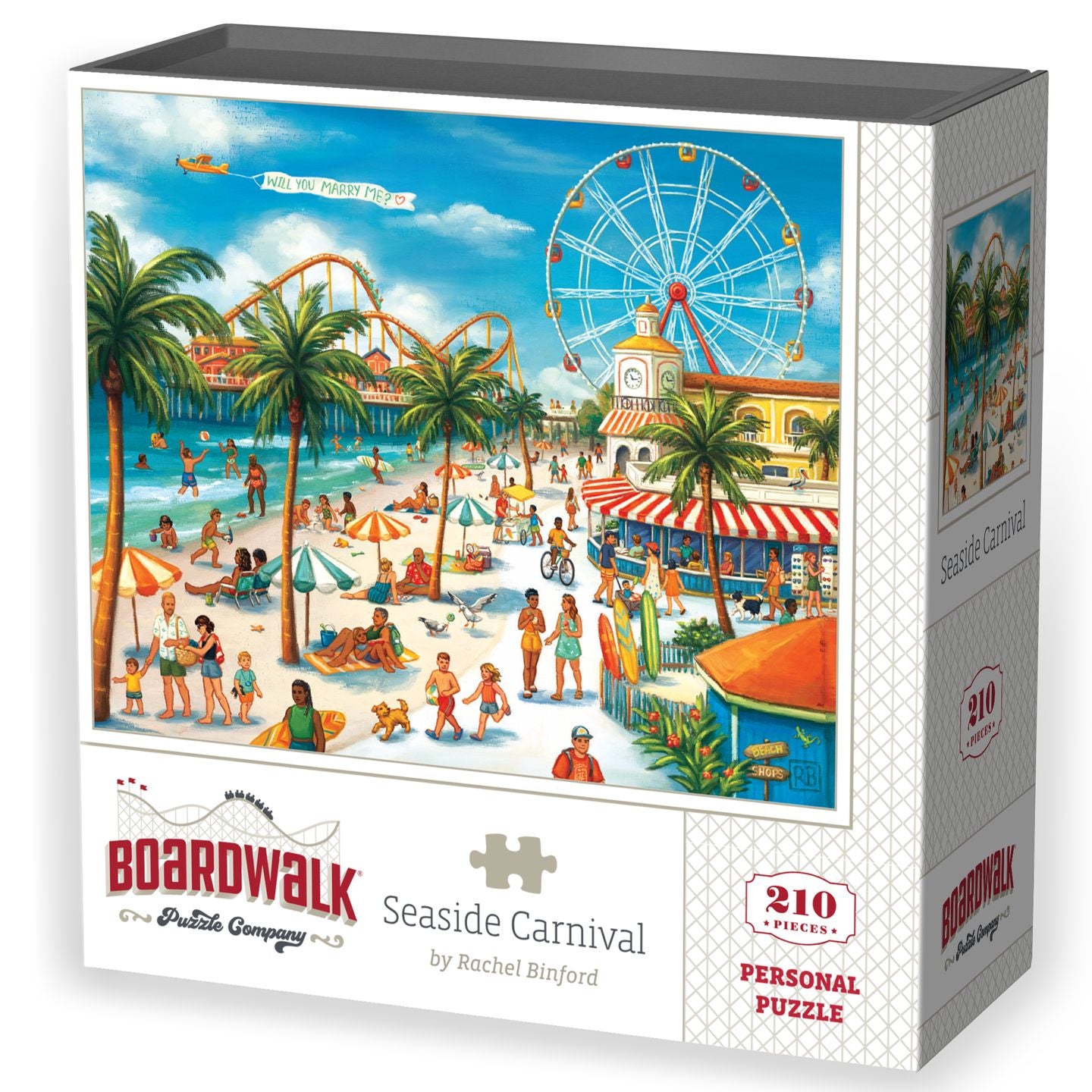 Seaside Carnival | 210 Piece Personal Puzzle