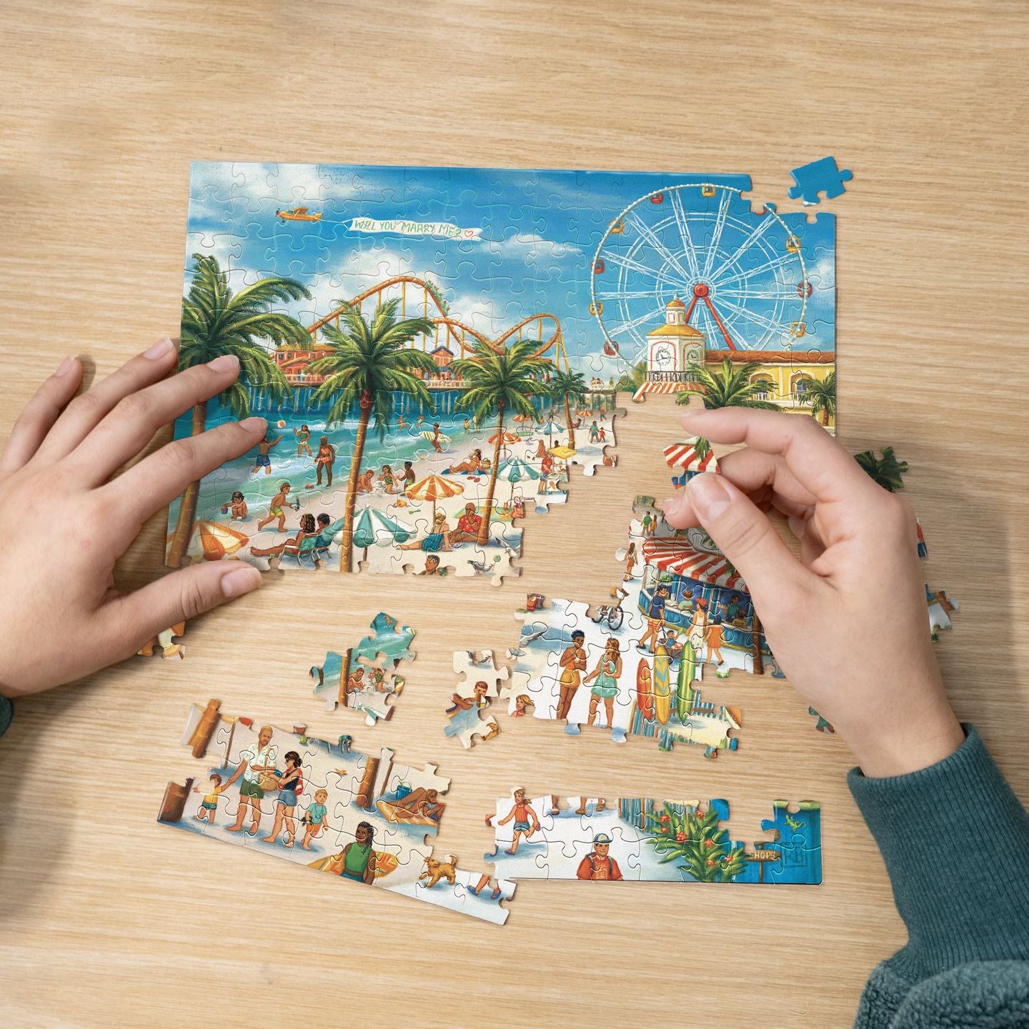 Seaside Carnival | 210 Piece Personal Puzzle